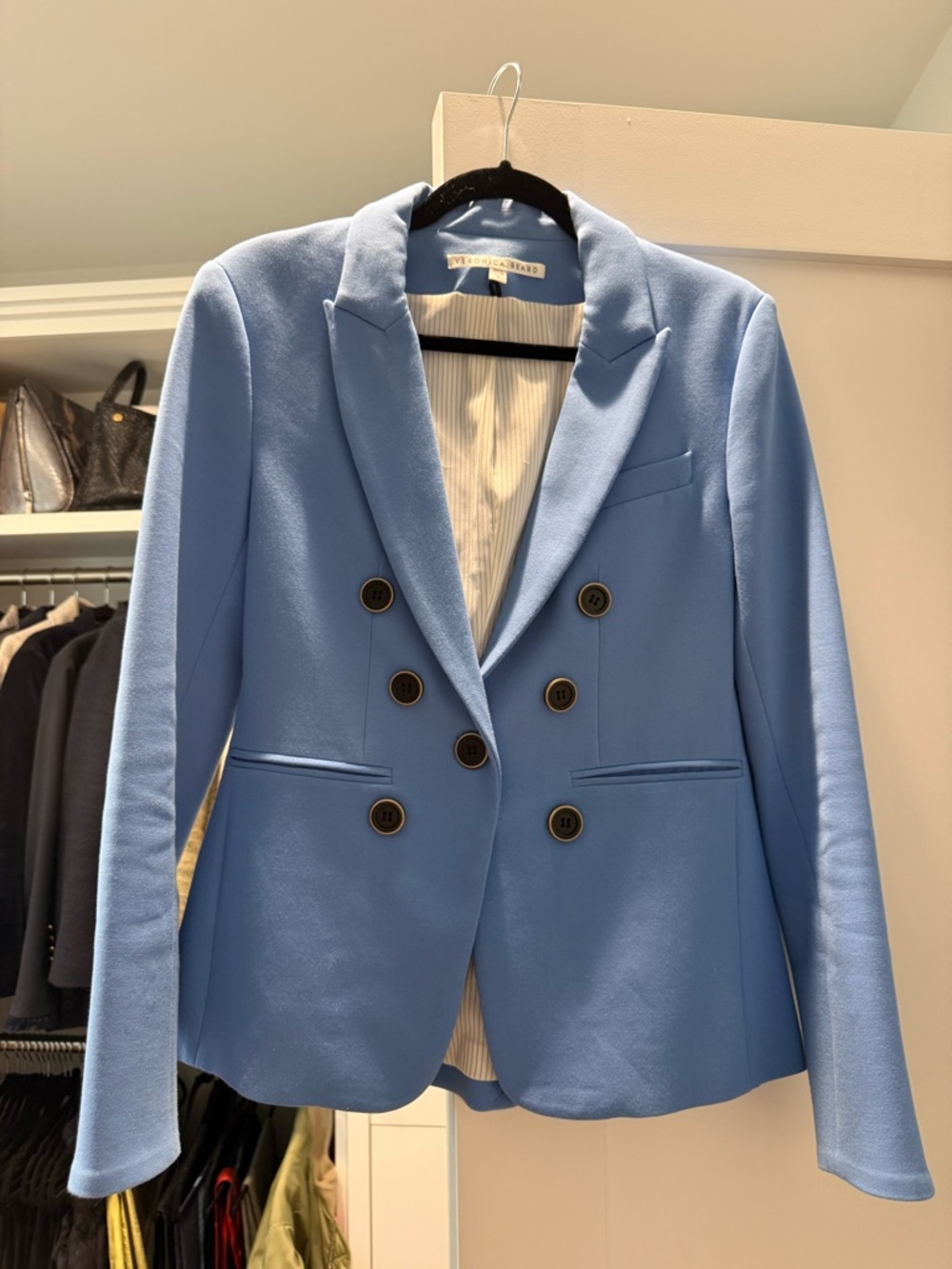 Veronica Beard Sky Blue Blazer